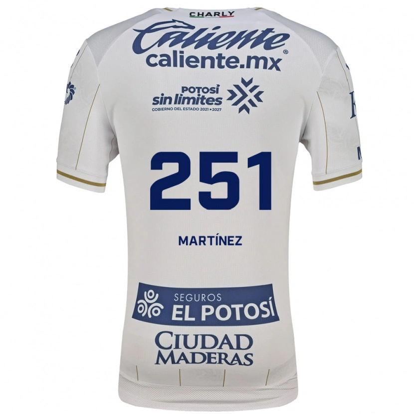 Danxen Pánské Brayan Martínez #251 Bílá Modrá Daleko Hráčské Dresy 2026/27 Dres