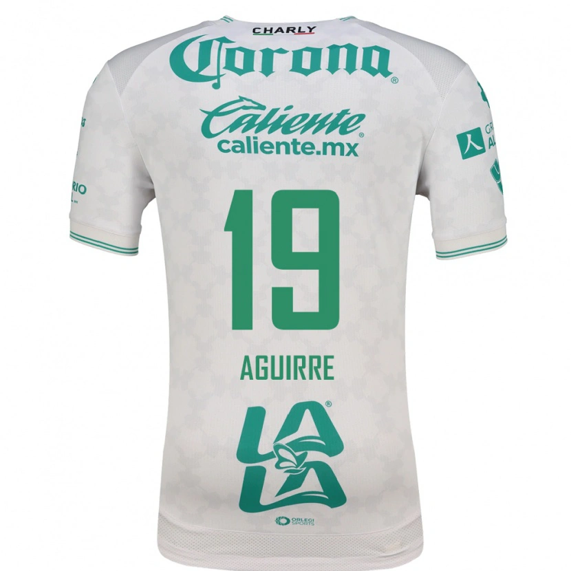 Danxen Pánské Eduardo Aguirre #19 Světle Zelená Bílá Daleko Hráčské Dresy 2026/27 Dres