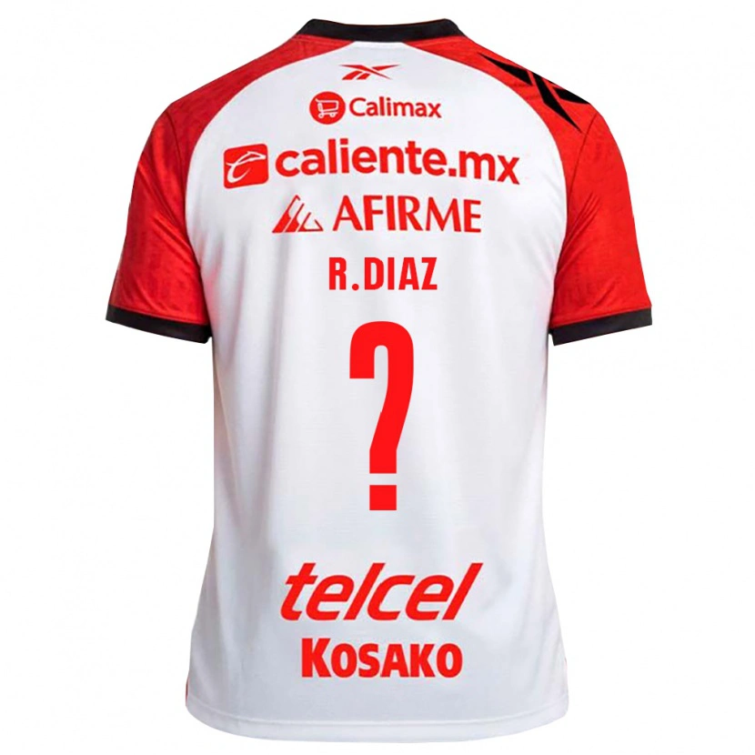 Danxen Pánské Ricardo Díaz #0 Bílá Černá Červená Daleko Hráčské Dresy 2026/27 Dres