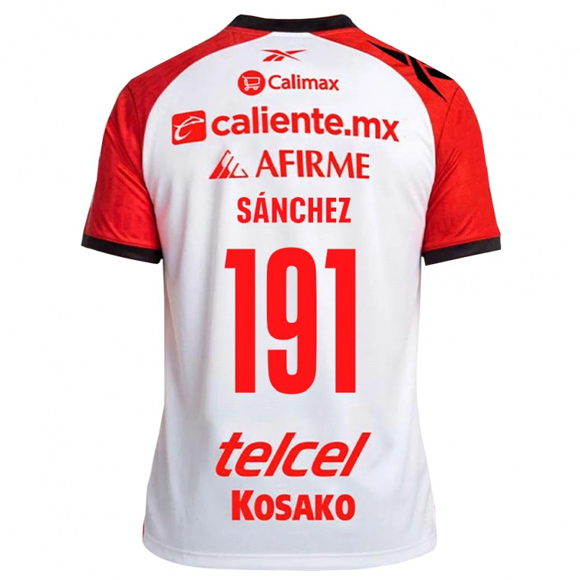 Danxen Pánské Diego Sánchez #191 Bílá Černá Červená Daleko Hráčské Dresy 2026/27 Dres