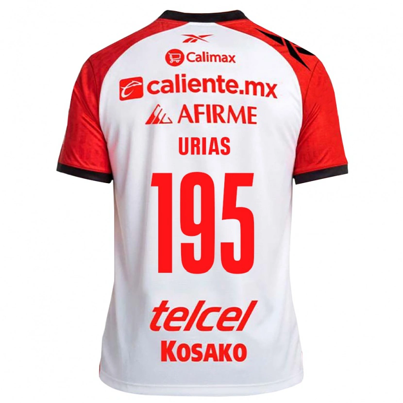 Danxen Pánské Héctor Urías #195 Bílá Černá Červená Daleko Hráčské Dresy 2026/27 Dres