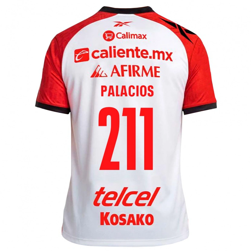 Danxen Pánské Brian Palacios #211 Bílá Černá Červená Daleko Hráčské Dresy 2026/27 Dres