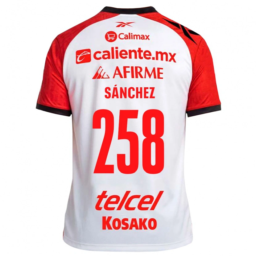 Danxen Pánské Edgar Sánchez #258 Bílá Černá Červená Daleko Hráčské Dresy 2026/27 Dres