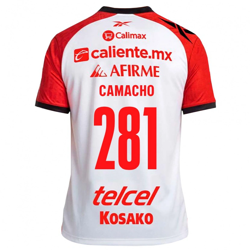 Danxen Pánské Javier Camacho #281 Bílá Černá Červená Daleko Hráčské Dresy 2026/27 Dres