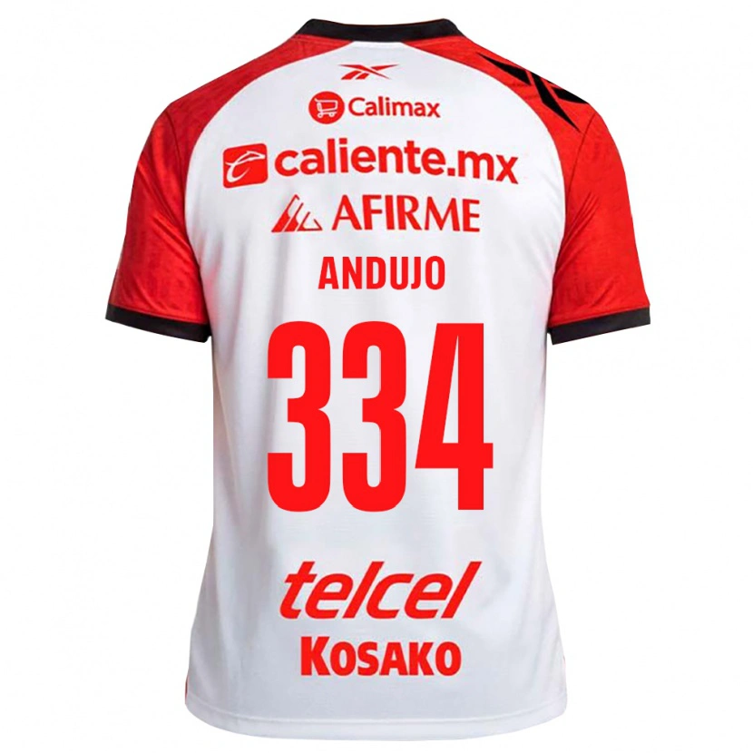 Danxen Pánské Favio Andujo #334 Bílá Černá Červená Daleko Hráčské Dresy 2026/27 Dres