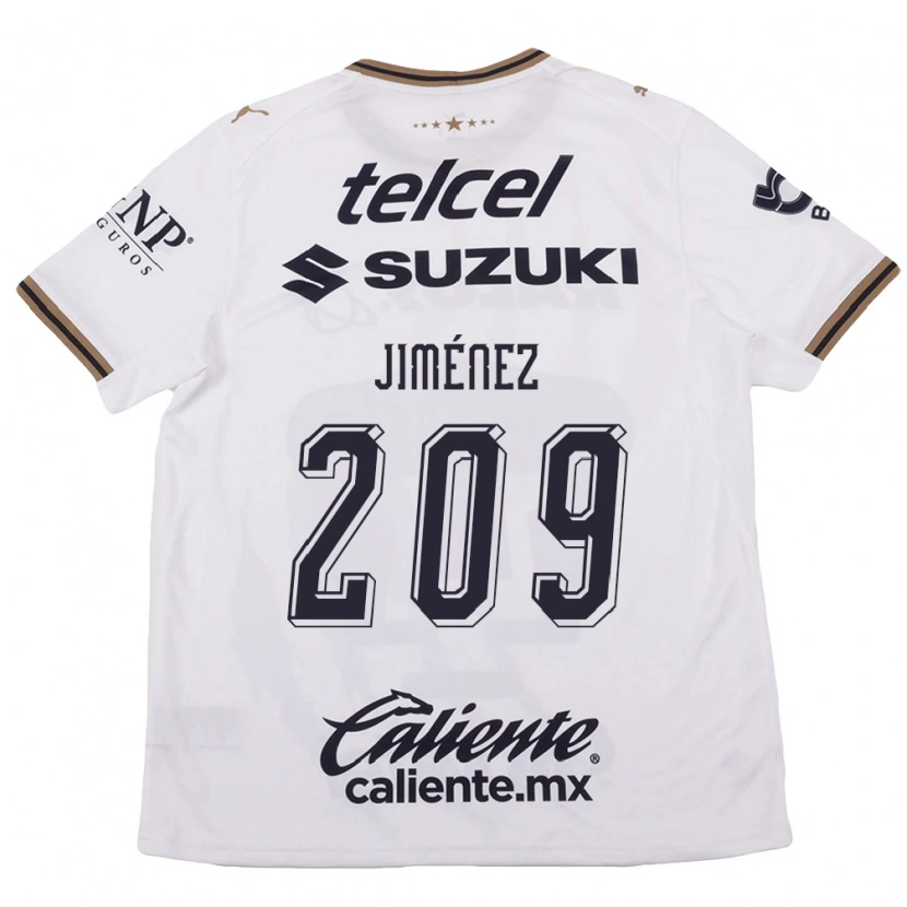Danxen Pánské Norberto Jiménez #209 Bílá Černá Hnědá Daleko Hráčské Dresy 2026/27 Dres