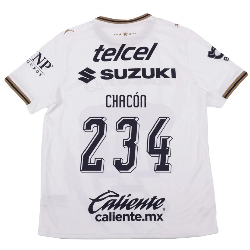 Danxen Pánské Nicolás Chacón #234 Bílá Černá Hnědá Daleko Hráčské Dresy 2026/27 Dres