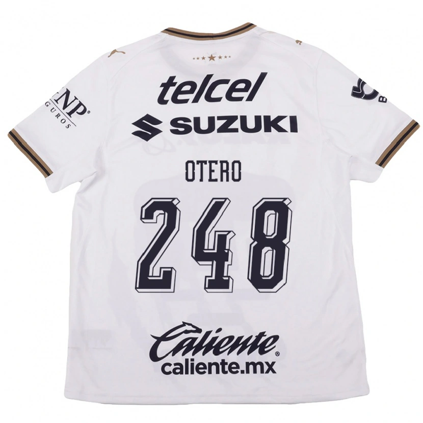 Danxen Pánské Jonathan Otero #248 Bílá Černá Hnědá Daleko Hráčské Dresy 2026/27 Dres