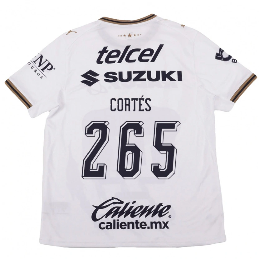 Danxen Pánské Jhostyn Cortés #265 Bílá Černá Hnědá Daleko Hráčské Dresy 2026/27 Dres