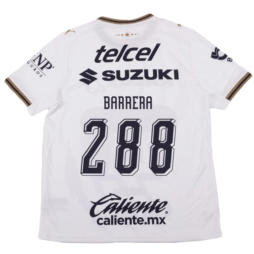 Danxen Pánské Diego Barrera #288 Bílá Černá Hnědá Daleko Hráčské Dresy 2026/27 Dres