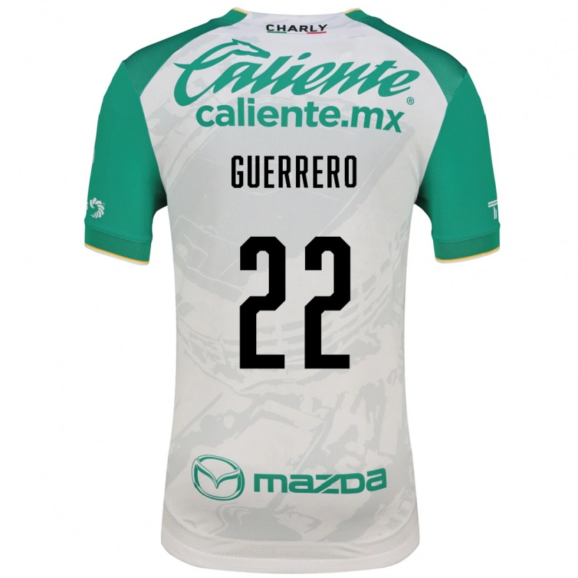 Danxen Pánské África Guerrero #22 Světle Zelená Bílá Daleko Hráčské Dresy 2026/27 Dres