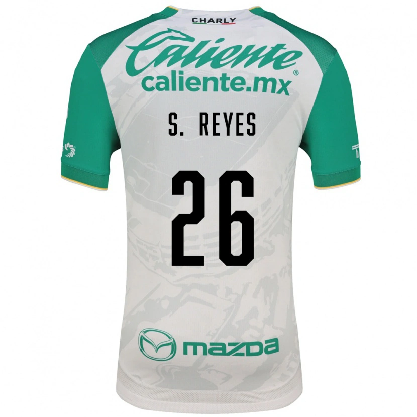 Danxen Pánské Salvador Reyes #26 Světle Zelená Bílá Daleko Hráčské Dresy 2026/27 Dres