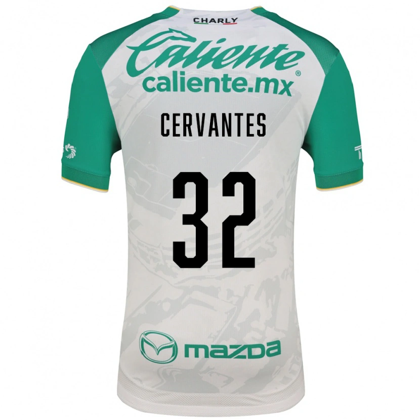 Danxen Pánské Luis Cervantes #32 Světle Zelená Bílá Daleko Hráčské Dresy 2026/27 Dres