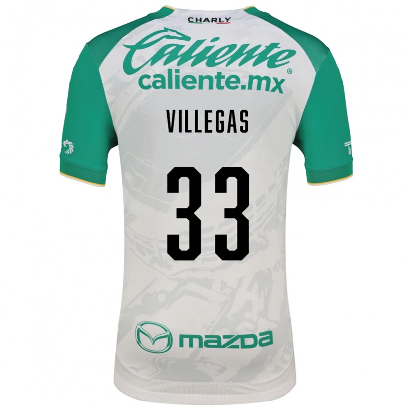 Danxen Pánské Abraham Villegas #33 Světle Zelená Bílá Daleko Hráčské Dresy 2026/27 Dres