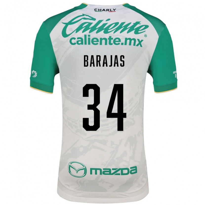 Danxen Pánské Víctor Barajas #34 Světle Zelená Bílá Daleko Hráčské Dresy 2026/27 Dres