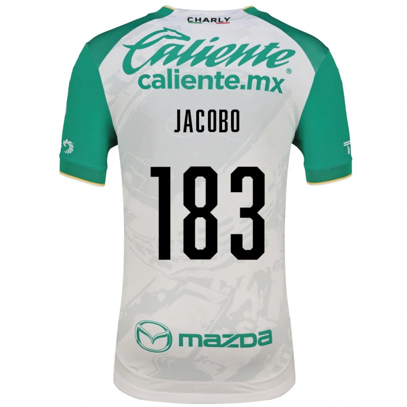 Danxen Pánské Sebastián Jacobo #183 Světle Zelená Bílá Daleko Hráčské Dresy 2026/27 Dres