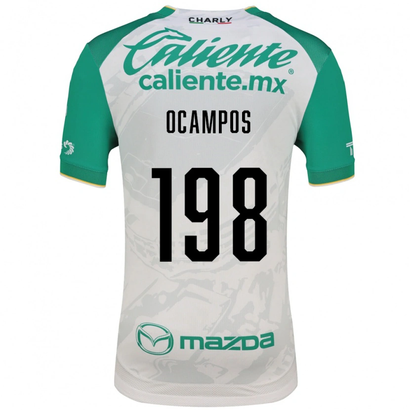 Danxen Pánské Omar Ocampos #198 Světle Zelená Bílá Daleko Hráčské Dresy 2026/27 Dres