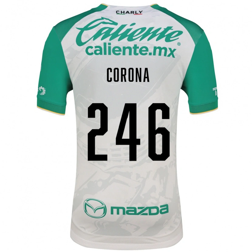 Danxen Pánské Michael Corona #246 Světle Zelená Bílá Daleko Hráčské Dresy 2026/27 Dres