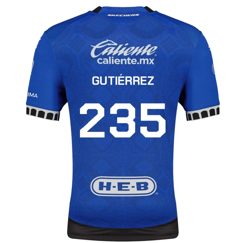 Danxen Pánské Luis Gutiérrez #235 Královsky Modrá Bílá Černá Daleko Hráčské Dresy 2026/27 Dres