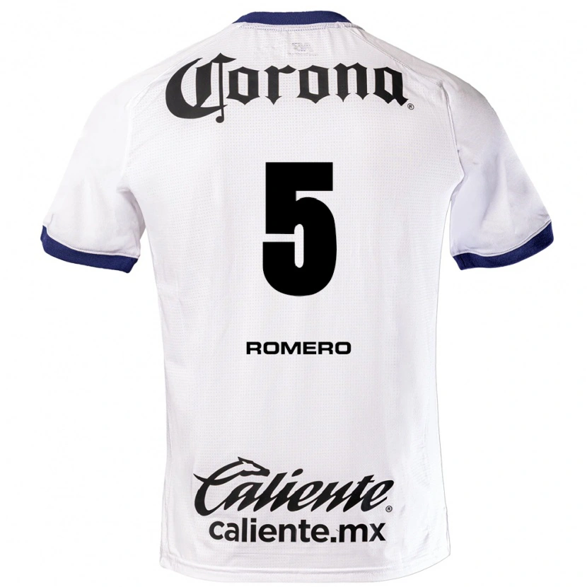 Danxen Pánské Franco Romero #5 Bílá Modrá Černá Daleko Hráčské Dresy 2026/27 Dres
