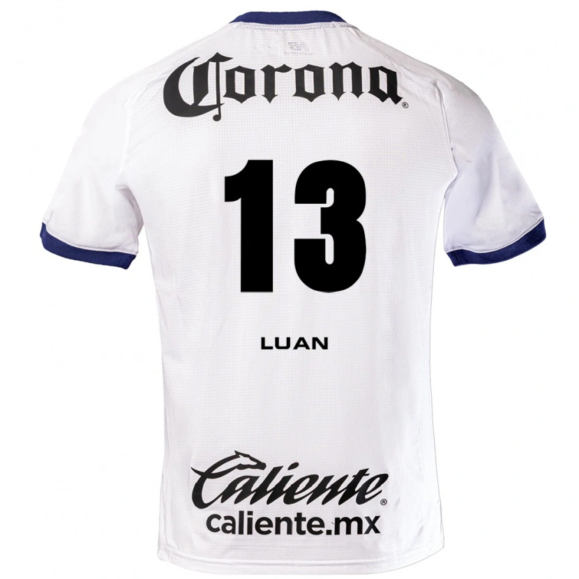 Danxen Pánské Luan Garcia Teixeira #13 Bílá Modrá Černá Daleko Hráčské Dresy 2026/27 Dres