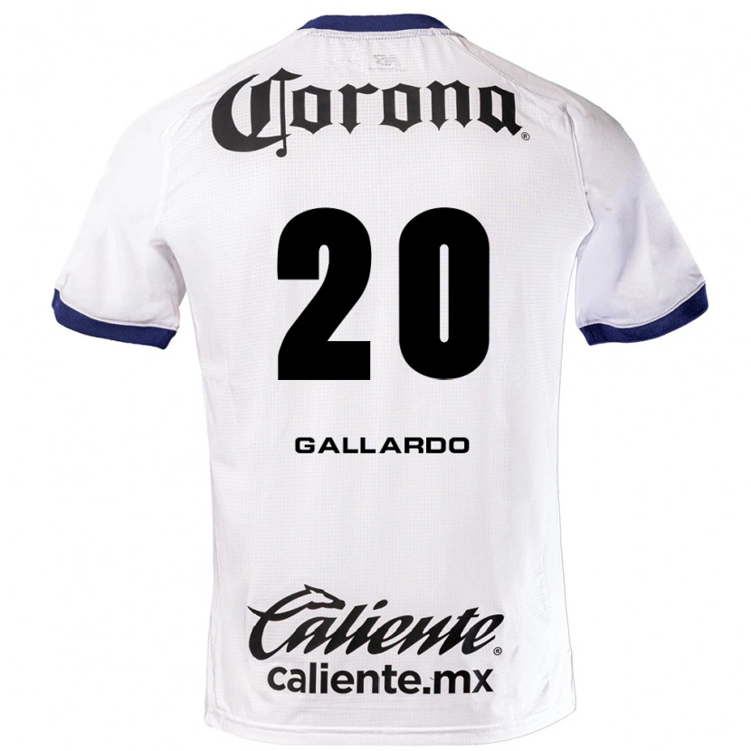Danxen Pánské Jesús Gallardo #20 Bílá Modrá Černá Daleko Hráčské Dresy 2026/27 Dres