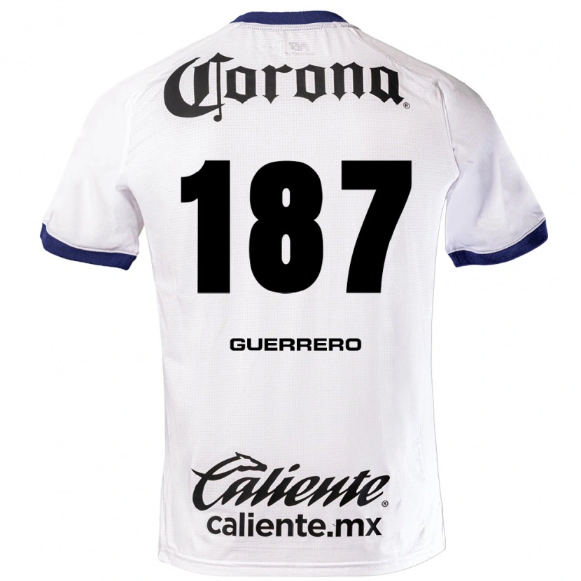 Danxen Pánské Dominic Guerrero #187 Bílá Modrá Černá Daleko Hráčské Dresy 2026/27 Dres