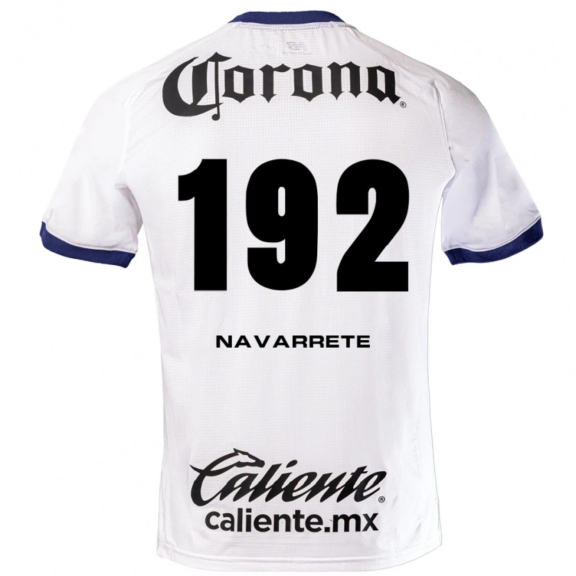 Danxen Pánské Luis Navarrete #192 Bílá Modrá Černá Daleko Hráčské Dresy 2026/27 Dres