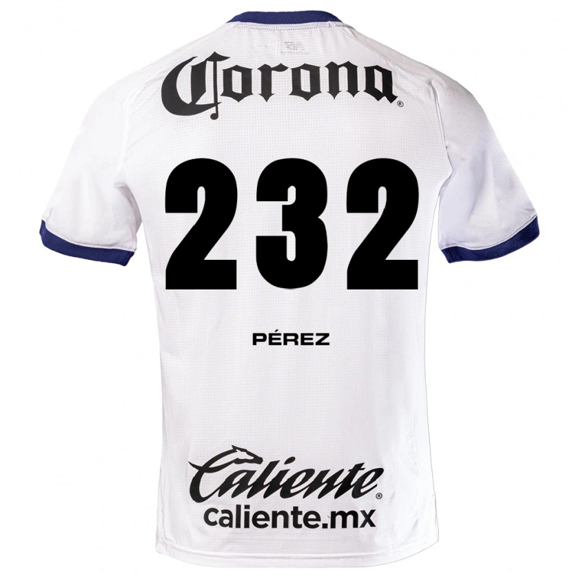 Danxen Pánské Diego Pérez #232 Bílá Modrá Černá Daleko Hráčské Dresy 2026/27 Dres