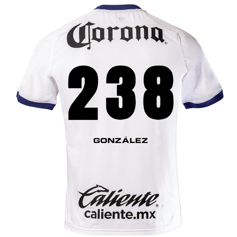 Danxen Pánské Geovani González #238 Bílá Modrá Černá Daleko Hráčské Dresy 2026/27 Dres