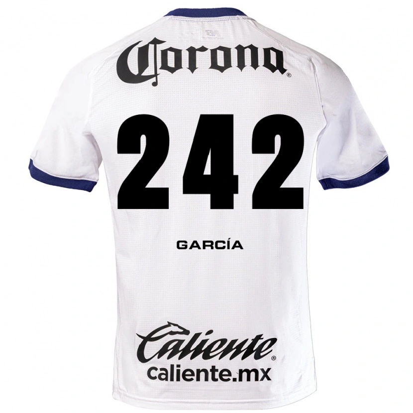 Danxen Pánské Alejandro García #242 Bílá Modrá Černá Daleko Hráčské Dresy 2026/27 Dres