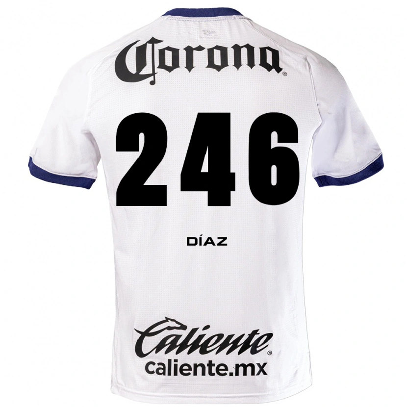 Danxen Pánské César Díaz #246 Bílá Modrá Černá Daleko Hráčské Dresy 2026/27 Dres