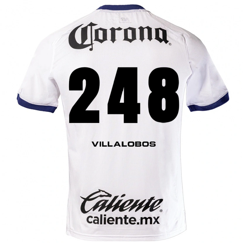 Danxen Pánské José Villalobos #248 Bílá Modrá Černá Daleko Hráčské Dresy 2026/27 Dres