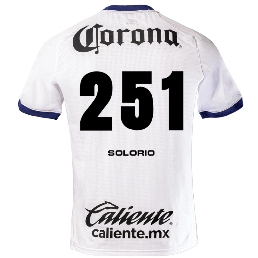 Danxen Pánské Marco Solorio #251 Bílá Modrá Černá Daleko Hráčské Dresy 2026/27 Dres