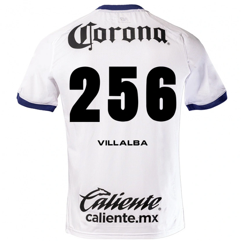 Danxen Pánské Uriel Villalba #256 Bílá Modrá Černá Daleko Hráčské Dresy 2026/27 Dres