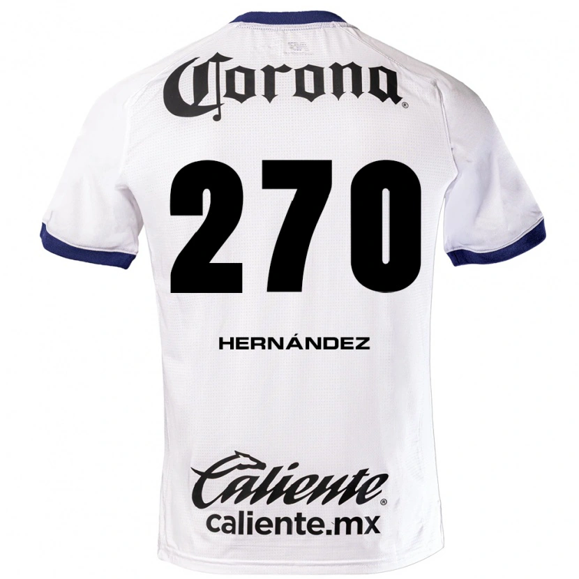 Danxen Pánské Alberto Hernández #270 Bílá Modrá Černá Daleko Hráčské Dresy 2026/27 Dres