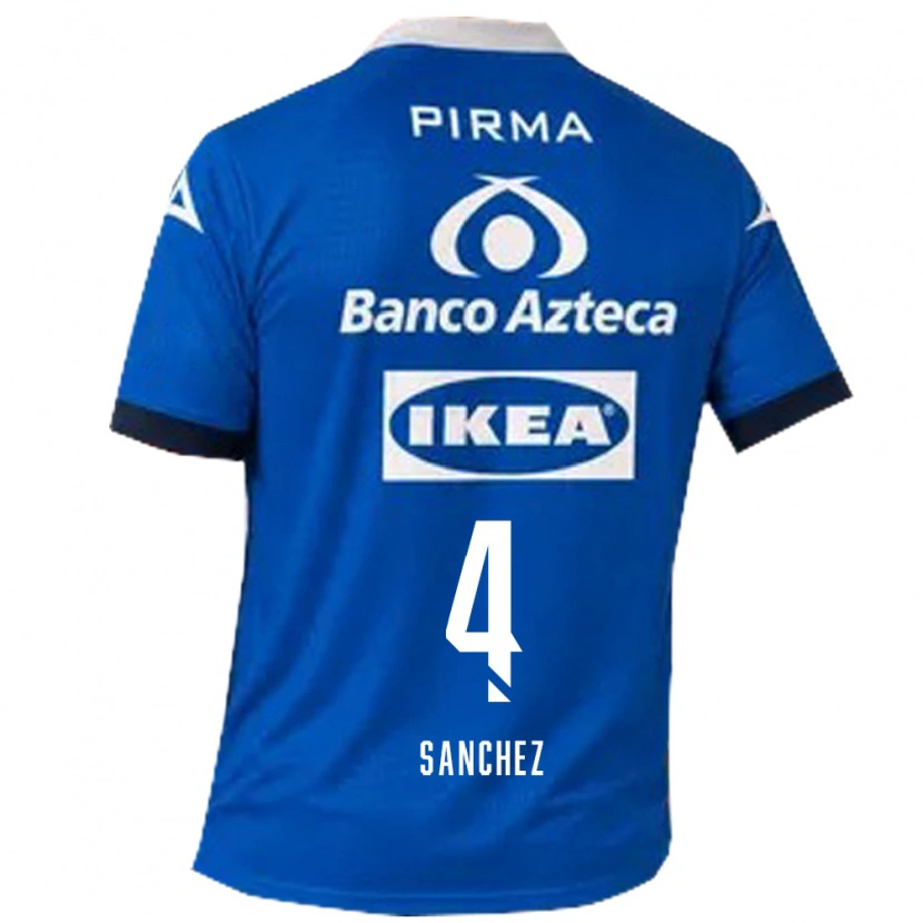 Danxen Pánské Liliana Sánchez #4 Modrá Bílá Daleko Hráčské Dresy 2026/27 Dres