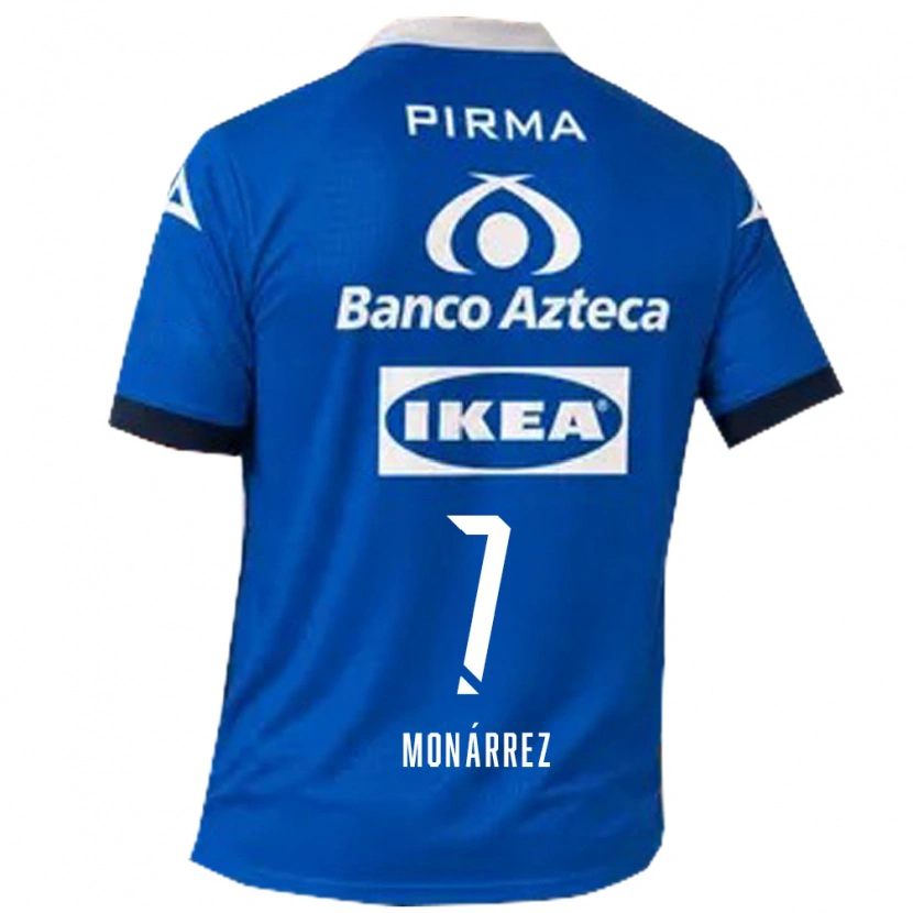 Danxen Pánské Fernando Monárrez #7 Modrá Bílá Daleko Hráčské Dresy 2026/27 Dres