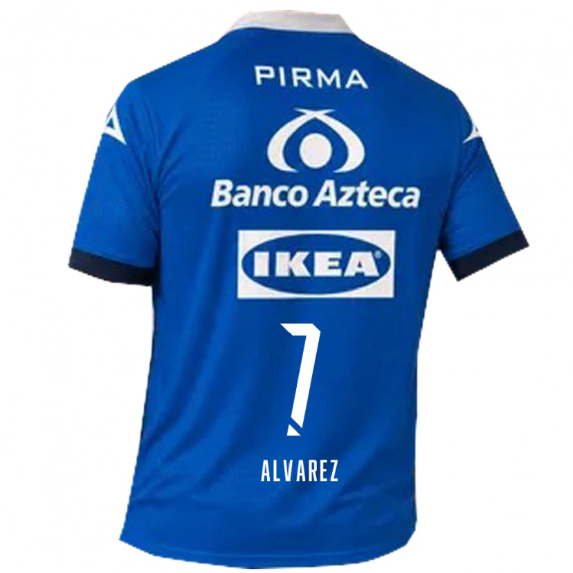 Danxen Pánské Daniel Álvarez #7 Modrá Bílá Daleko Hráčské Dresy 2026/27 Dres