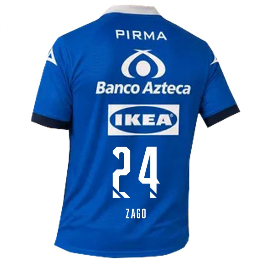 Danxen Pánské Diego Zago #24 Modrá Bílá Daleko Hráčské Dresy 2026/27 Dres
