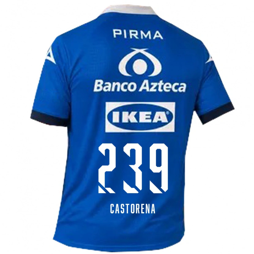 Danxen Pánské Ernesto Castorena #239 Modrá Bílá Daleko Hráčské Dresy 2026/27 Dres