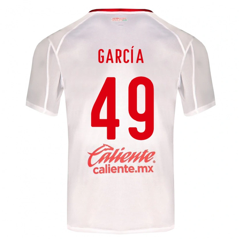 Danxen Pánské Gilberto García #49 Bílá Zelená Červená Daleko Hráčské Dresy 2026/27 Dres