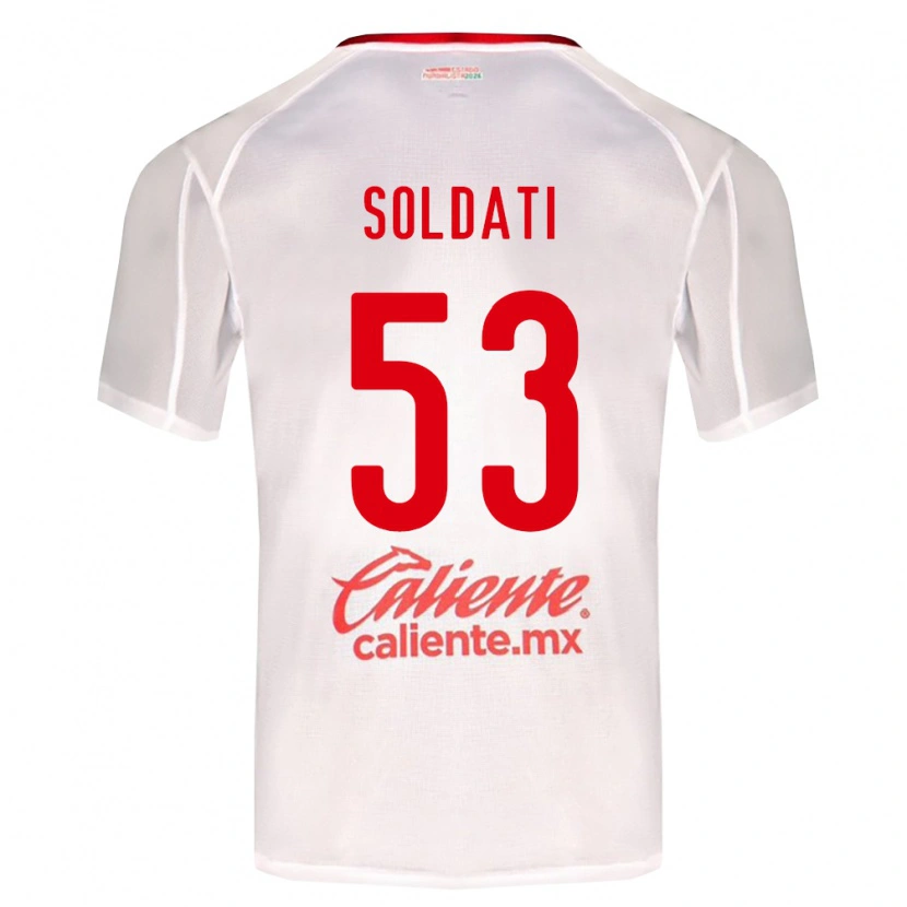 Danxen Pánské Carlo Soldati #53 Bílá Zelená Červená Daleko Hráčské Dresy 2026/27 Dres