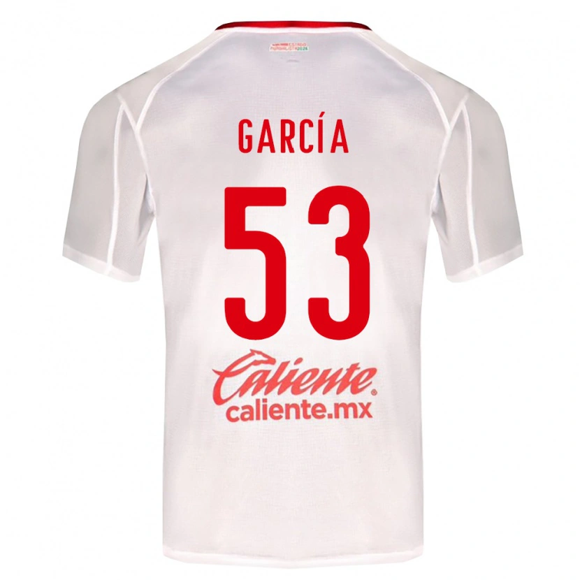 Danxen Pánské Uziel García #53 Bílá Zelená Červená Daleko Hráčské Dresy 2026/27 Dres