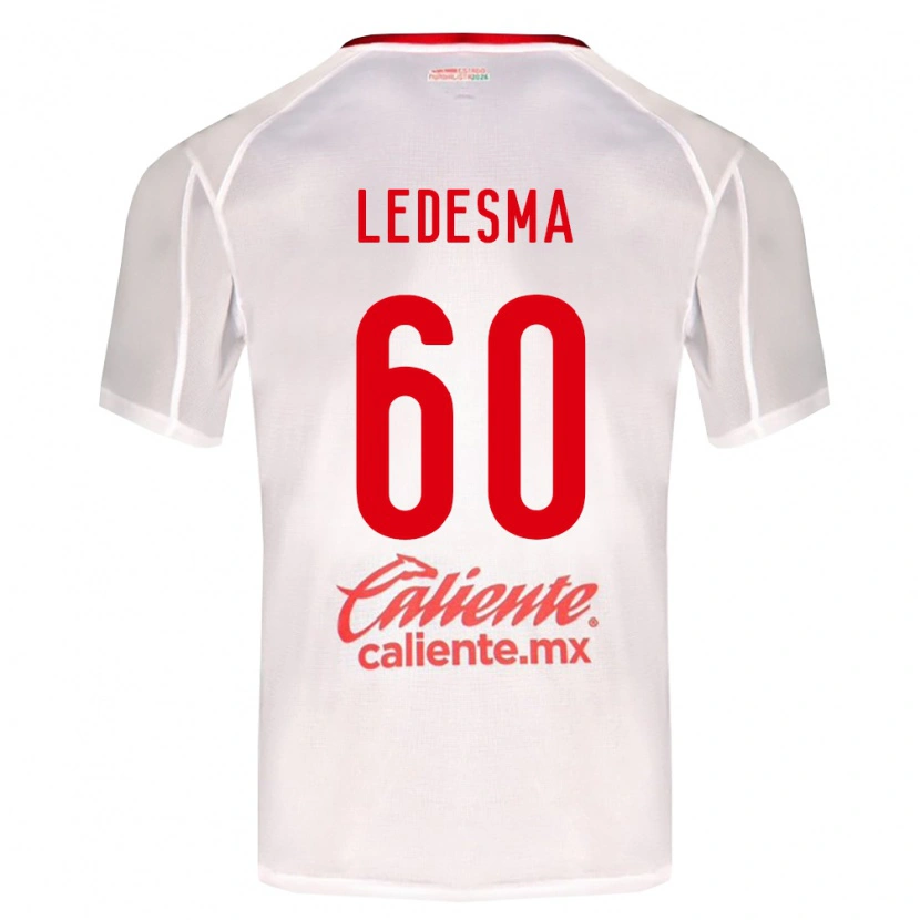 Danxen Pánské Luis Ledesma #60 Bílá Zelená Červená Daleko Hráčské Dresy 2026/27 Dres