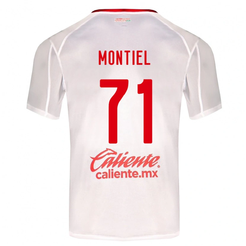 Danxen Pánské Erick Montiel #71 Bílá Zelená Červená Daleko Hráčské Dresy 2026/27 Dres