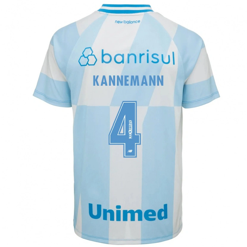 Danxen Pánské Walter Kannemann #4 Světle Modrá Bílá Daleko Hráčské Dresy 2026/27 Dres