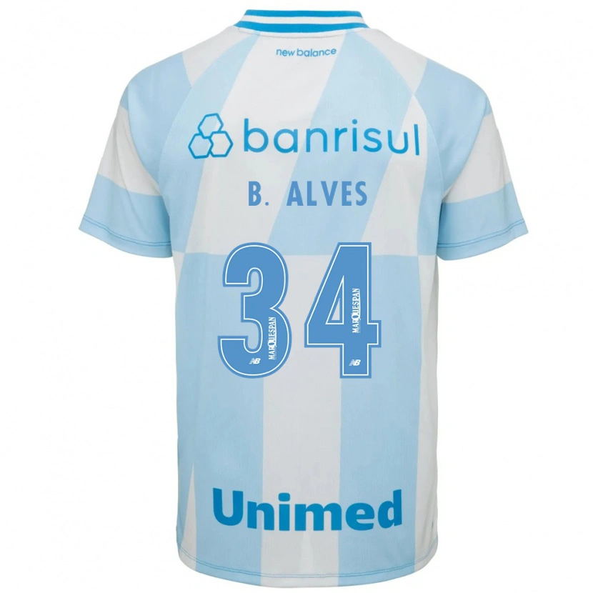 Danxen Pánské Bruno Alves #34 Světle Modrá Bílá Daleko Hráčské Dresy 2026/27 Dres