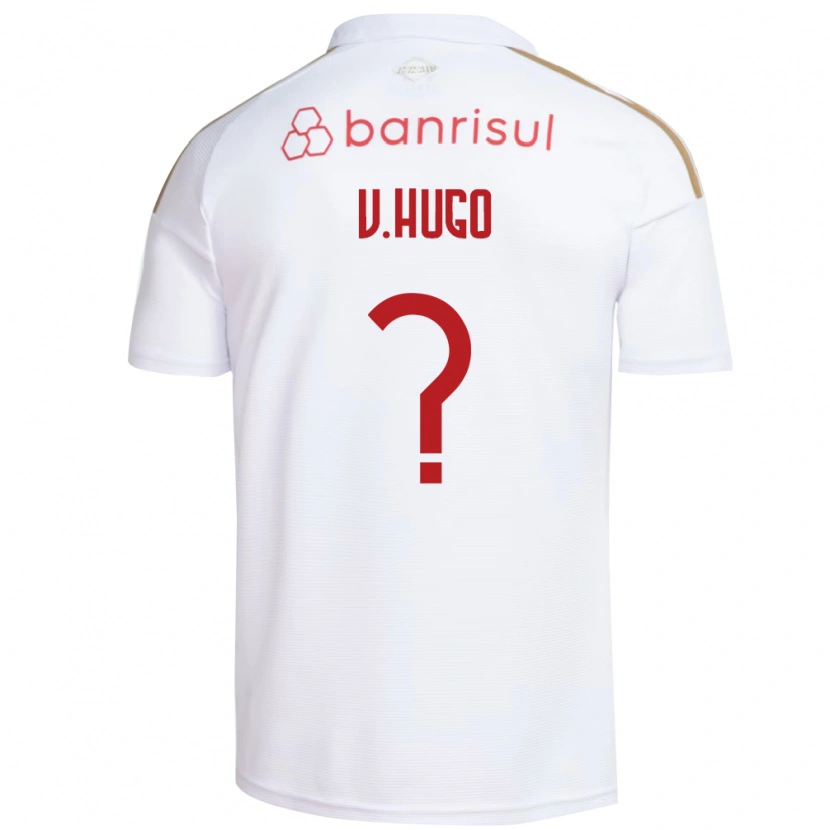 Danxen Pánské Vitor Hugo #0 Bílá Červená Daleko Hráčské Dresy 2026/27 Dres