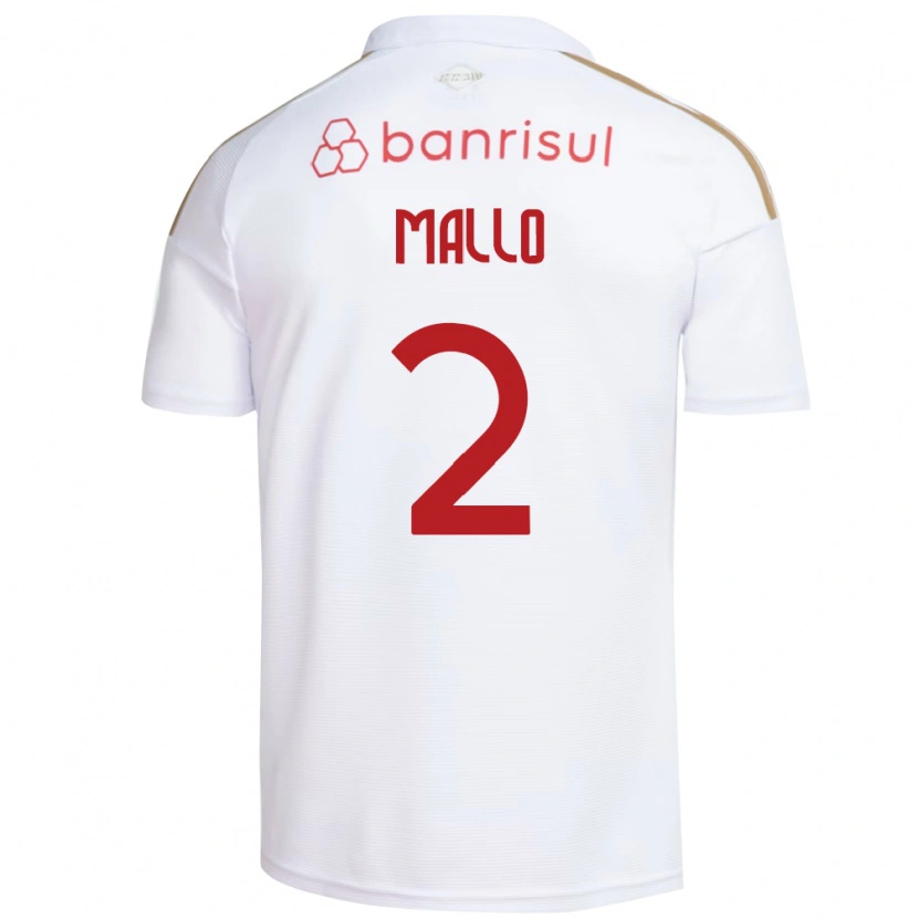 Danxen Pánské Hugo Mallo #2 Bílá Červená Daleko Hráčské Dresy 2026/27 Dres